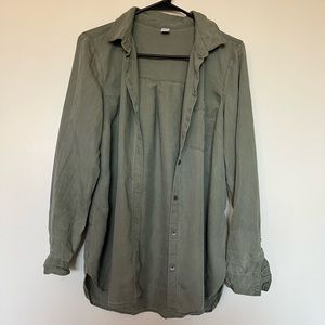 Forest Green Button Down Shirt